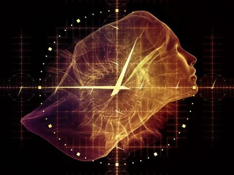 Glow of Intellect Stock Illustration