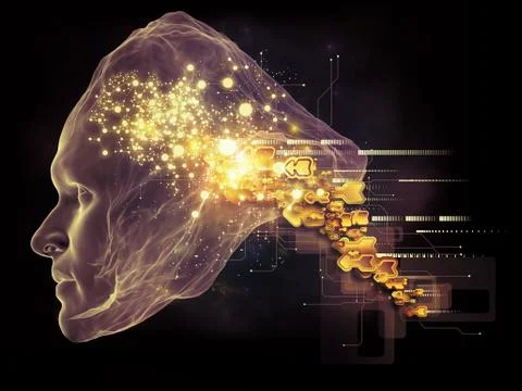 Glow of Intellect Ilustración de archivo