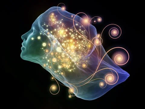 Glow of Intellect 스톡 일러스트