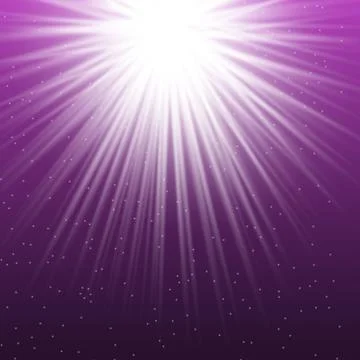 Glow isolated white light effect Stock Illustration