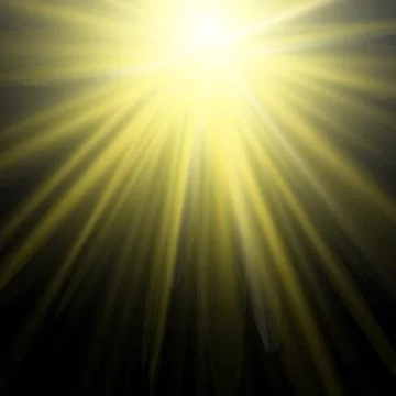 Glow isolated white light effect Stock Illustration