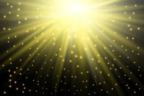 Glow isolated white light effect Stock Illustration