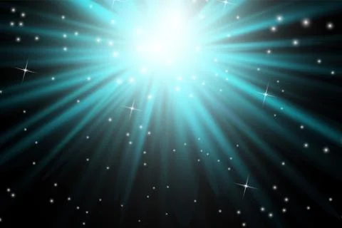 Glow isolated white light effect Stock Illustration