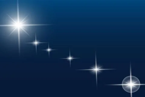 Glow isolated white light effect Stock Illustration