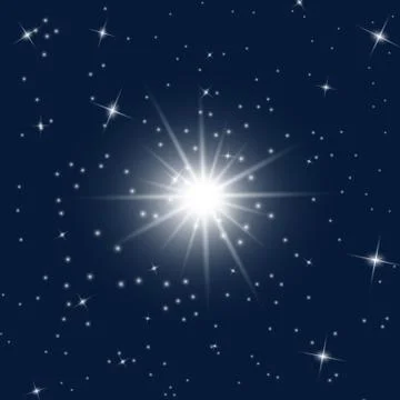 Glow isolated white light effect Stock Illustration