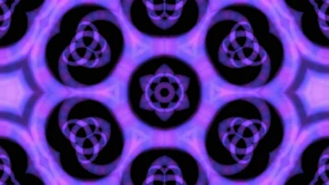 Glow kaleidoscopic animation background Video stock 231459816