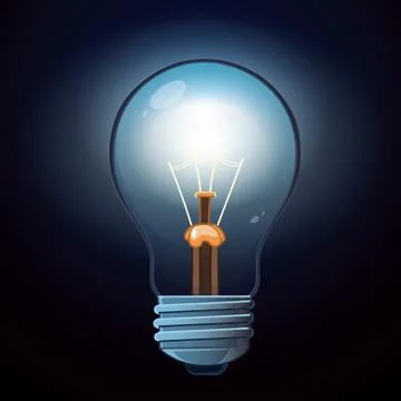 Glow lamp Stock-Illustration