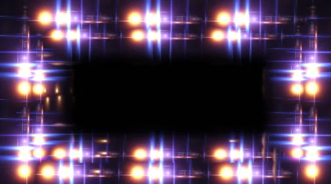 Glow light border Video stock 42509536