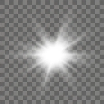 Glow light effect. Abstract effect of lighting flare. Vector. Stock Illustration