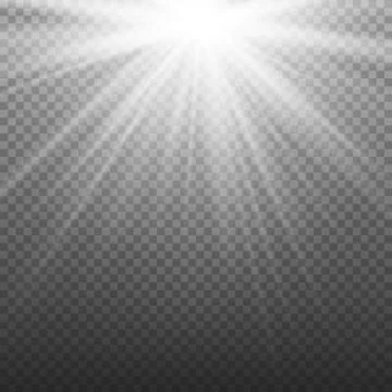 Glow Light Effect. Beam Rays Vector. Sunlight Special Lens Flare Light Effect 스톡 일러스트