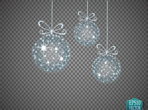 Glow light effect. Cloud of glittering dust. Vector illustration. Christmas Stock-Illustration