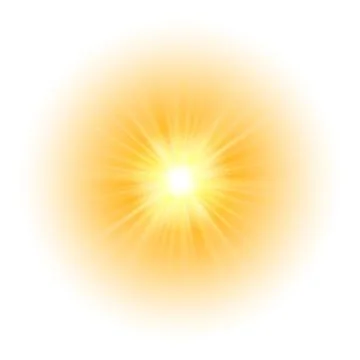 Glow light effect, explosion, glitter, spark, sun flash. Vector illustration Stock Illustration