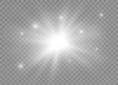 Glow light effect. Stock Illustration