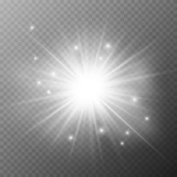 Glow light effect. Stock Illustration