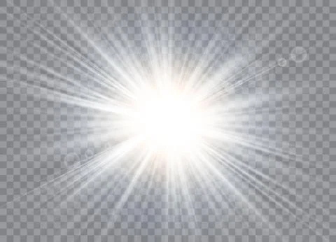 Glow light effect. Stock Illustration