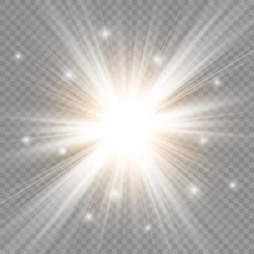 Glow light effect. Stock Illustration