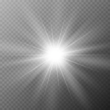 Glow light effect. Stock Illustration