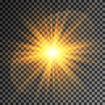 Glow light effect. Stock Illustration