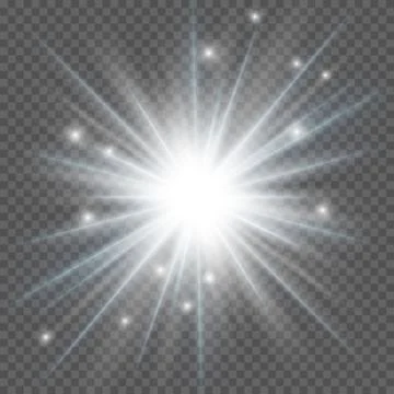 Glow light effect. Stock Illustration