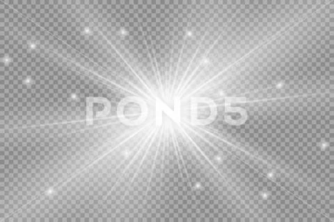 Glow light effect. Stock-Illustration