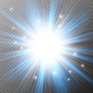 Glow light effect. Stock Illustration