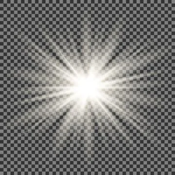 Glow light effect. Stock Illustration