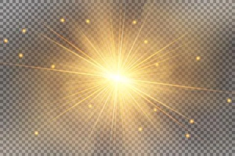 Glow light effect. Stock Illustration