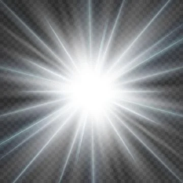 Glow light effect. Stock Illustration