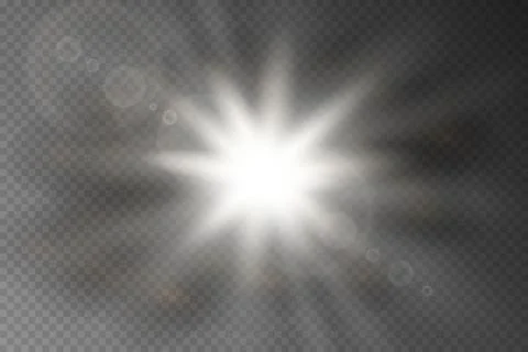 Glow light effect. Stock Illustration