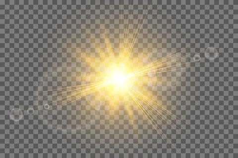 Glow light effect. Stock Illustration