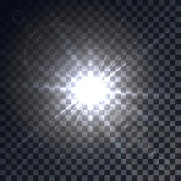 Glow light effect. Stock Illustration