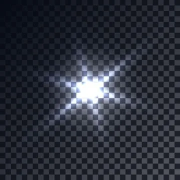 Glow light effect. Stock Illustration