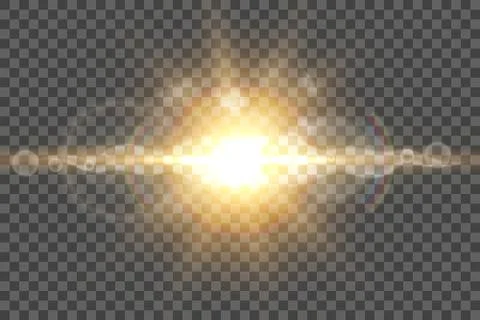 Glow light effect. Stock Illustration