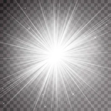 Glow light effect. Stock Illustration