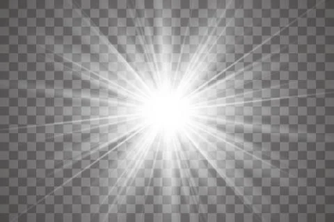 Glow light effect. Stock Illustration