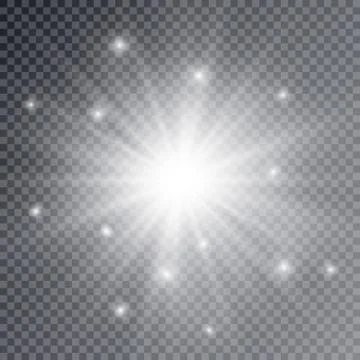 Glow light effect. Stock Illustration