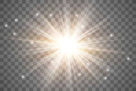 Glow light effect. Stock Illustration