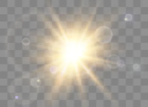 Glow light effect. Stock Illustration