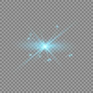 Glow light effect. Star burst with sparkles.Sun Stock Illustration
