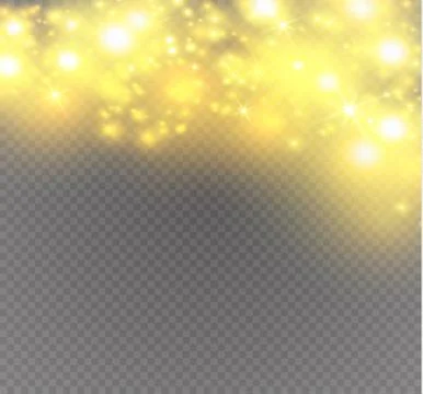 Glow light effect. Star burst with sparkles. Stock Illustration