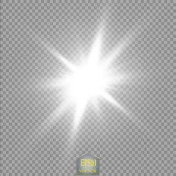 Glow light effect. Star burst with sparkles.Sun.Power energy neon lights cosmic Ilustração Stock