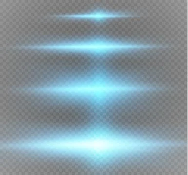 Glow light effect. Star burst with sparkles. Vector illustration. Stock Illustration