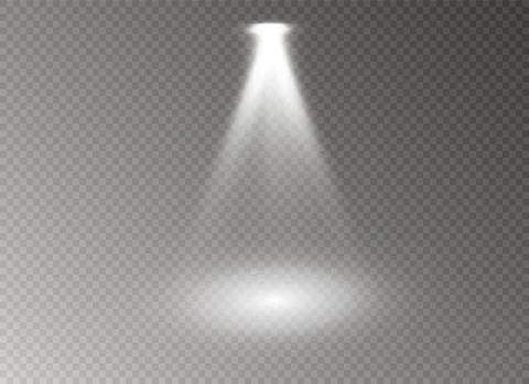 Glow light effect. Star burst with sparkles. Vector illustration. Stock Illustration