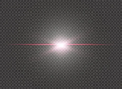 Glow light effect. Star burst with sparkles. Vector illustration. Stock Illustration