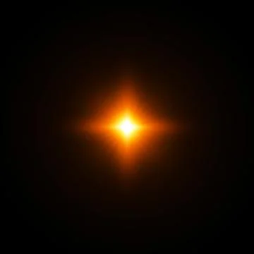 Glow light effect. Star burst with sparkles. Vector illustration. Stock Illustration