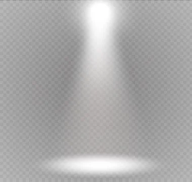 Glow light effect. Vector illustration. Christmas flash Concept. Stock Illustration