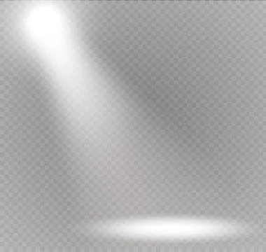 Glow light effect. Vector illustration. Christmas flash Concept. Stock Illustration