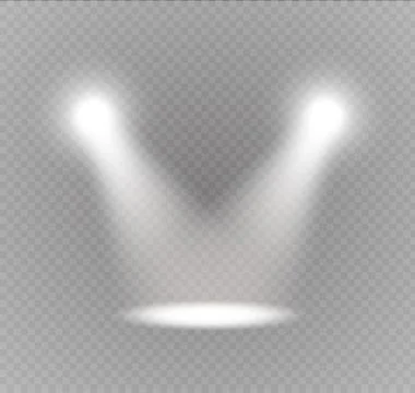 Glow light effect. Vector illustration. Christmas flash Concept. Stock Illustration