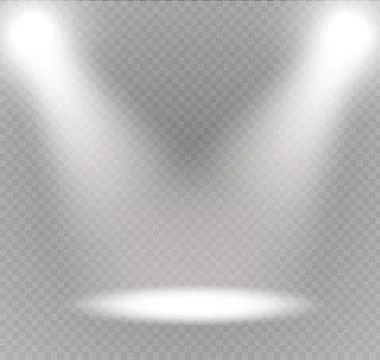 Glow light effect. Vector illustration. Christmas flash Concept. Stock Illustration