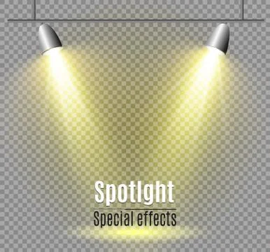 Glow light effect. Vector illustration. Christmas flash Concept. Illustrazione stock